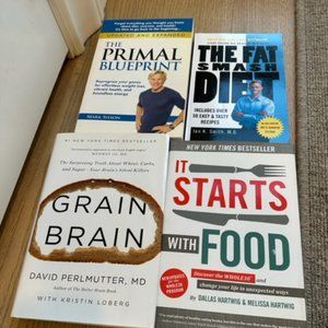 Four health books --effectively new